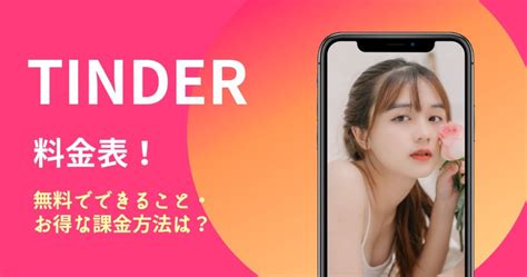 Tinderの料金｜無料・有料でできること徹底比較！課金するとマ